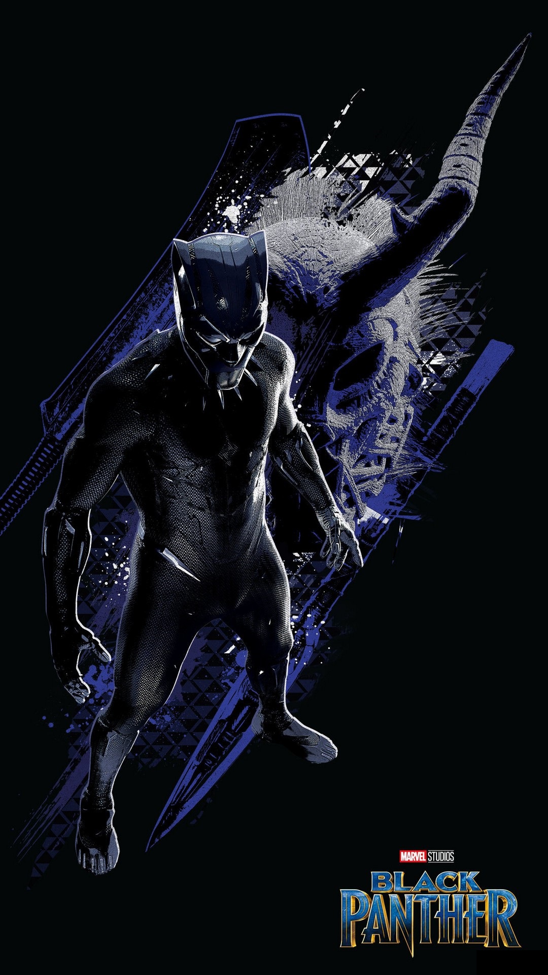 Wallpaper Black Panther Android With high-resolution 1080X1920 pixel. You can use this wallpaper for your Android backgrounds, Tablet, Samsung Screensavers, Mobile Phone Lock Screen and another Smartphones device