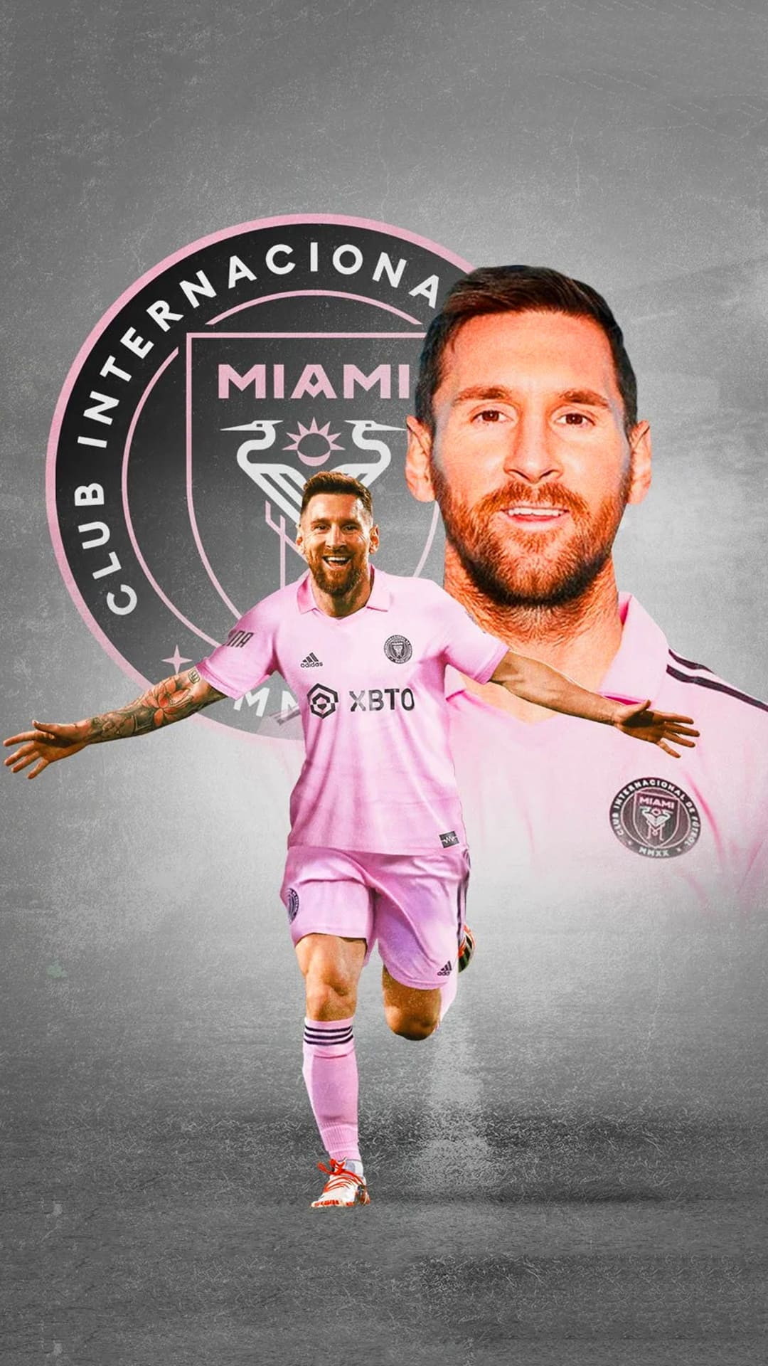 Wallpapers Phone Lionel Messi Inter Miami With high-resolution 1080X1920 pixel. You can use this wallpaper for your Android backgrounds, Tablet, Samsung Screensavers, Mobile Phone Lock Screen and another Smartphones device